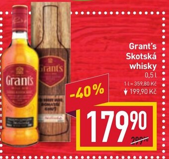 Billa Grant's Skotská whisky 0,5L nabídka