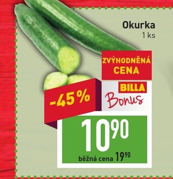 Billa Okurka nabídka