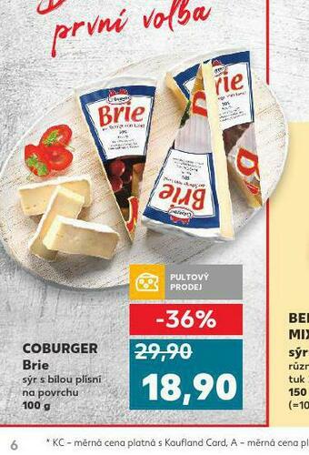 Kaufland Coburger brie nabídka