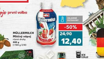 Kaufland Müllermilch mléčný nápoj nabídka