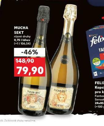 Kaufland Mucha sekt nabídka
