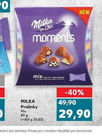 Kaufland Milka pralinky nabídka