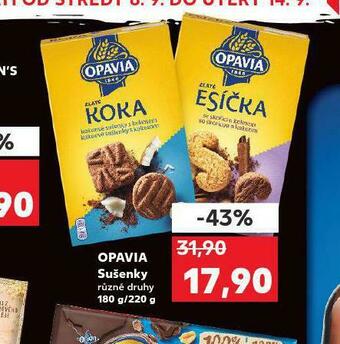 Kaufland Opavia sušenky nabídka