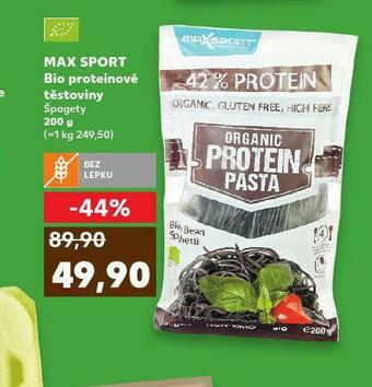 Kaufland Max sport bio proteinové těstoviny nabídka