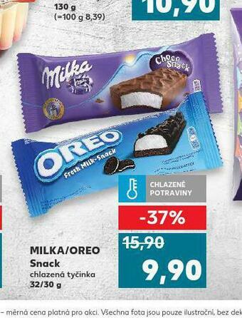 Kaufland Milka / oreo snack nabídka