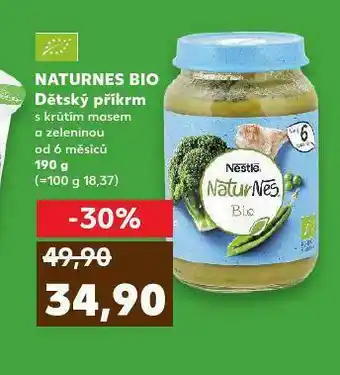 Kaufland Naturnes bio dětský příkrm nabídka