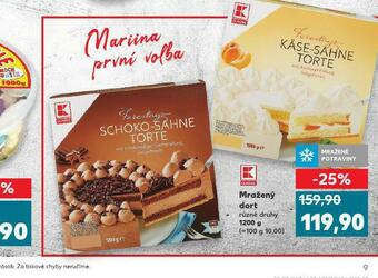 Kaufland Mražený dort nabídka