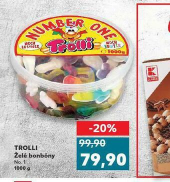 Kaufland Trolli želé bonbony nabídka