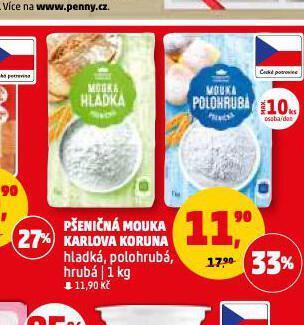 Penny Market Pšeničná mouka nabídka
