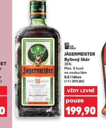 Kaufland Jägermeister nabídka