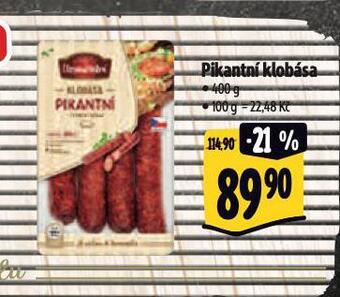 Albert Pikantní klobása nabídka