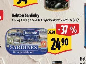 Albert Nekton sardinky nabídka