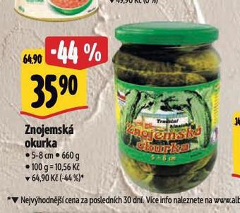 Albert Znojemská okurka nabídka