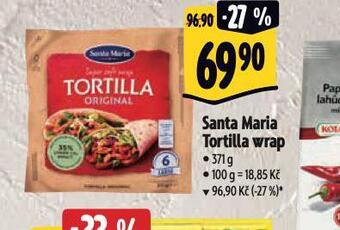 Albert Santa maria tortilla wrap nabídka