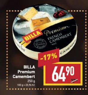 Billa Camembert nabídka