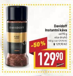 Billa Davidoff káva nabídka