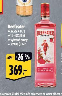 Albert Beefeater gin nabídka