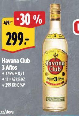 Albert Havana club 3 aňos nabídka