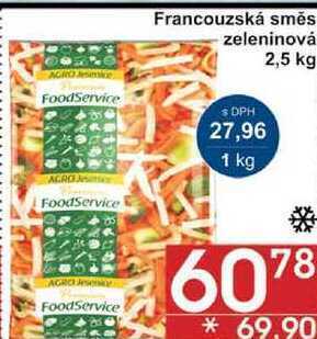 Jip Agro foodservice francouzská směs zeleninová, 2,5 kg nabídka