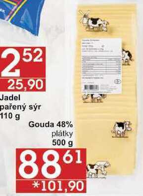 Jip Gouda 48% plátky, 500 g nabídka