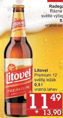 Jip Litovel premium 12 světlý ležák, 0,5 l nabídka