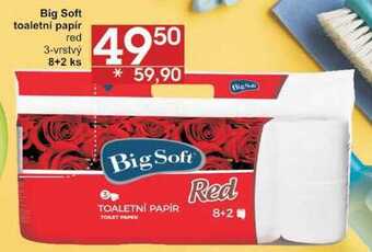 Jip Big soft toaletní papir red 3-vrstvý, 8+2 ks nabídka