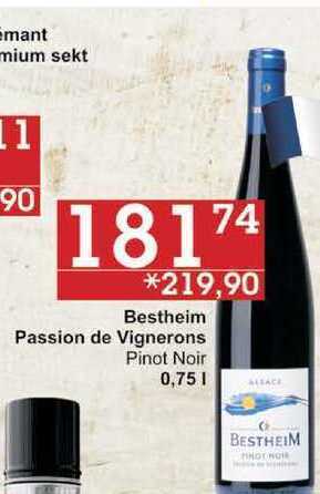 Jip Bestheim passion de vignerons pinot noir, 0,75 l nabídka