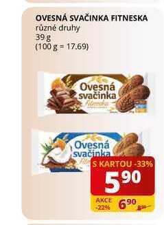 Flop Ovesná svačinka fitneska různé druhy 39 g nabídka