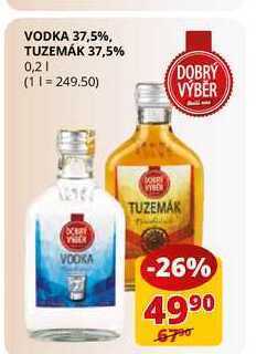 Flop Vodka 37,5% 0,2l nabídka