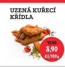 RABBIT řeznictví Uzená kuřecí křídla 100g nabídka