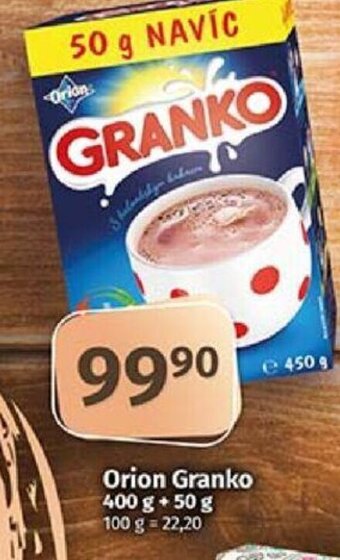 COOP TIP Orion Granko 400 g + 50 g nabídka