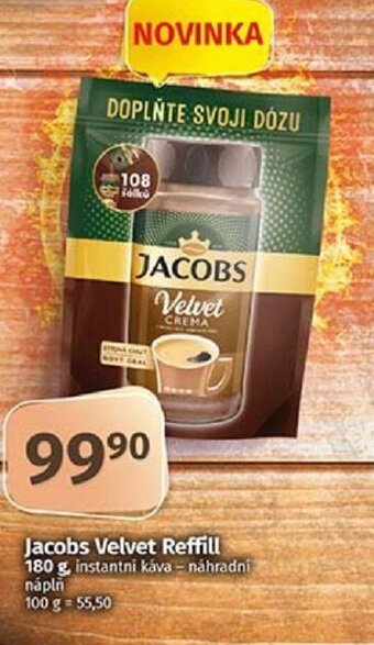 COOP TIP Jacobs Velvet Reffill 180 g nabídka