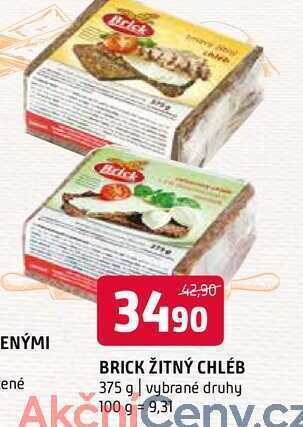 Terno Brick žitný chléb 375 g nabídka