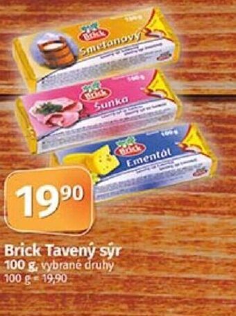 COOP TIP Brick Tavený sýr 100 g nabídka