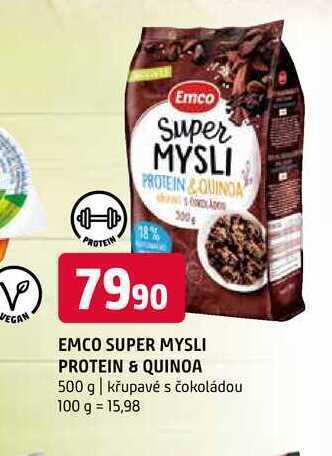 Terno Emco super mysli protein & quinoa 500 g nabídka