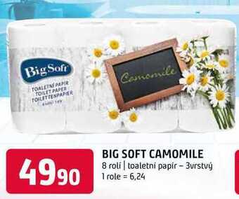 Terno Big soft camomile 8 rolí toaletní papír nabídka