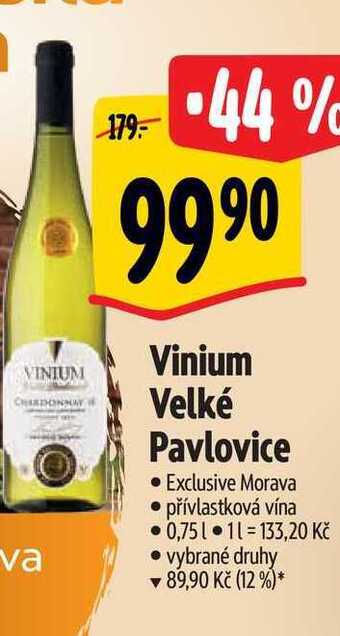 Albert Vinium velké pavlovice 0,75 l nabídka