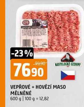 Terno Vepřové + hovězí maso mělněné 600 g nabídka