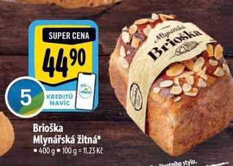 Albert Brioška mlynářská žitná 400 g nabídka