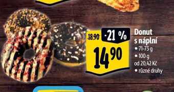 Albert Donut s náplní 71-73 g nabídka