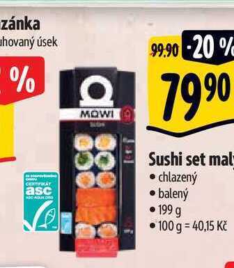Albert Sushi set malý 199 g nabídka