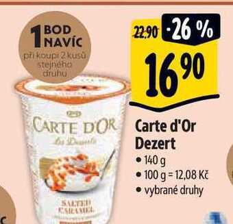 Albert Carte d'or dezert 140 g nabídka