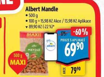 Albert Albert mandle • 500 g nabídka