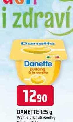 Trefa Danone danette mléčný dezert s vanilkovou příchutí 125g nabídka