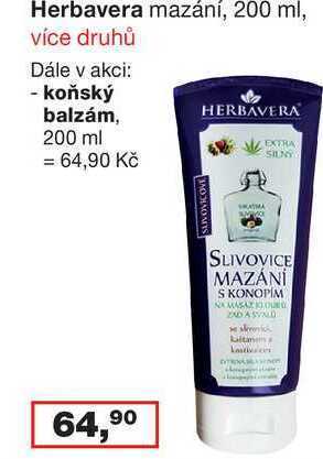 Ráj drogerie Herbavera mazání, 200 ml nabídka