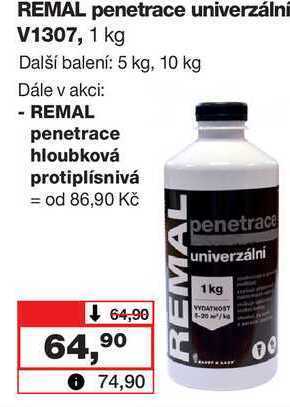 Barvy a laky drogerie Remal penetrace univerzální v1307, 1 kg nabídka
