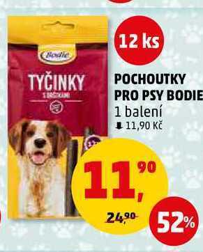 Penny Market Pochoutky pro psy bodie, 12 ks nabídka