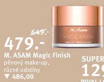 Rossmann M. asam magic finish pěnový make-up nabídka