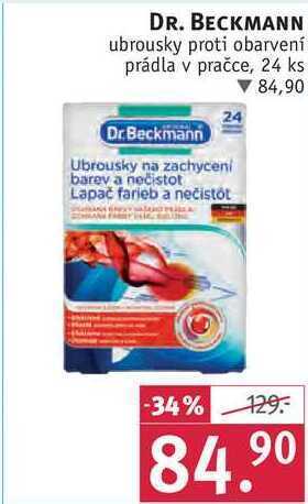 Rossmann Dr. beckmann ubrousky proti obarvení prádla v pračce, 24 ks nabídka