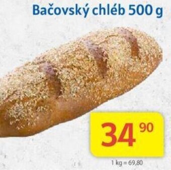 Kubík potraviny Bačovský chléb 500 g nabídka
